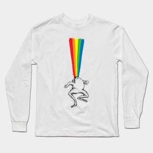 Frog Rainbow Long Sleeve T-Shirt